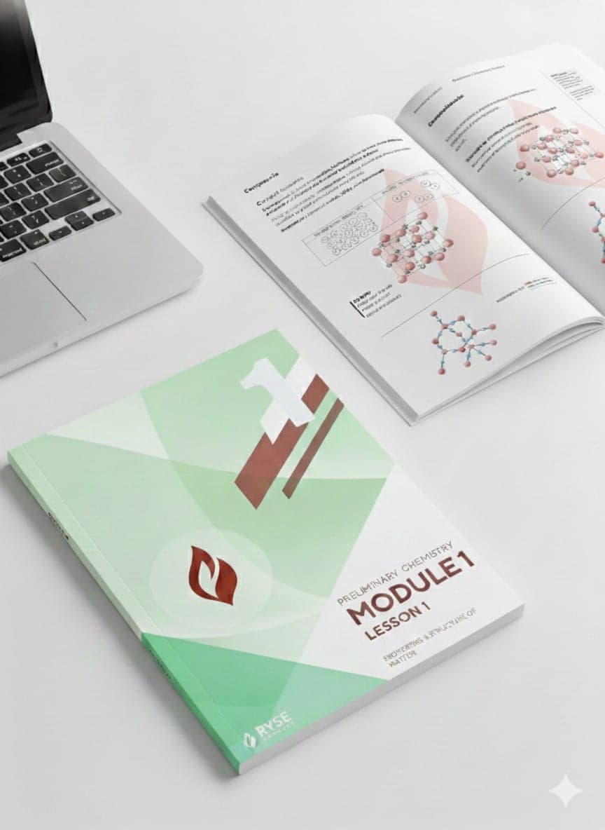 RYSE Academy Physics and Chemistry tutoring materials and study resources in Bankstown, Sydney